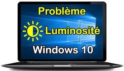 régler la Luminosité sur Windows 10